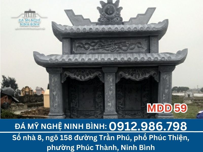 mộ đôi đá mdd 59