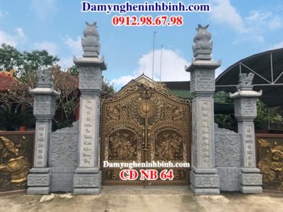 Cột cổng đá nhà thờ họ CDNB 64