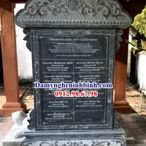 Mẫu bia mộ đá tự nhiên đẹp 43