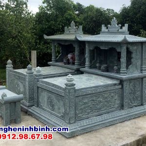 Lăng mộ đá đôi xanh rêu đẹp lớn nhất Tiền Giang và miền tây