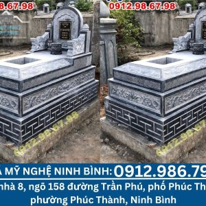 Lăng mộ đá xanh đen MKM 99