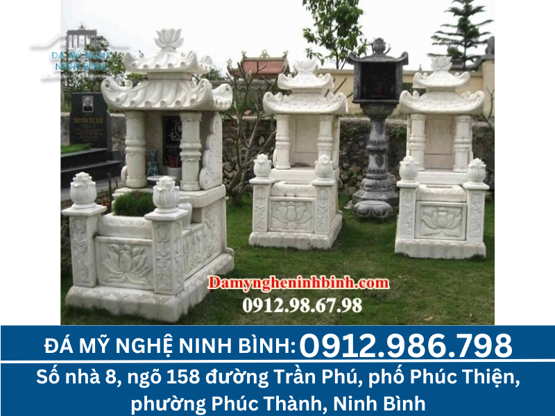 mộ đá trắng giá rẻ