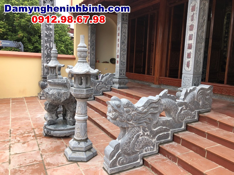 Bàn giao rồng bậc thềm lư đỉnh hương đèn đá tại nhà thờ Yên Đinh Thanh Hóa